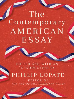 The Contemporary American Essay - ebook